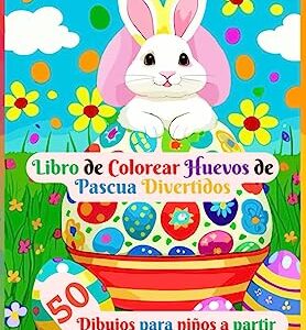 Libro para colorear huevos de Pascua