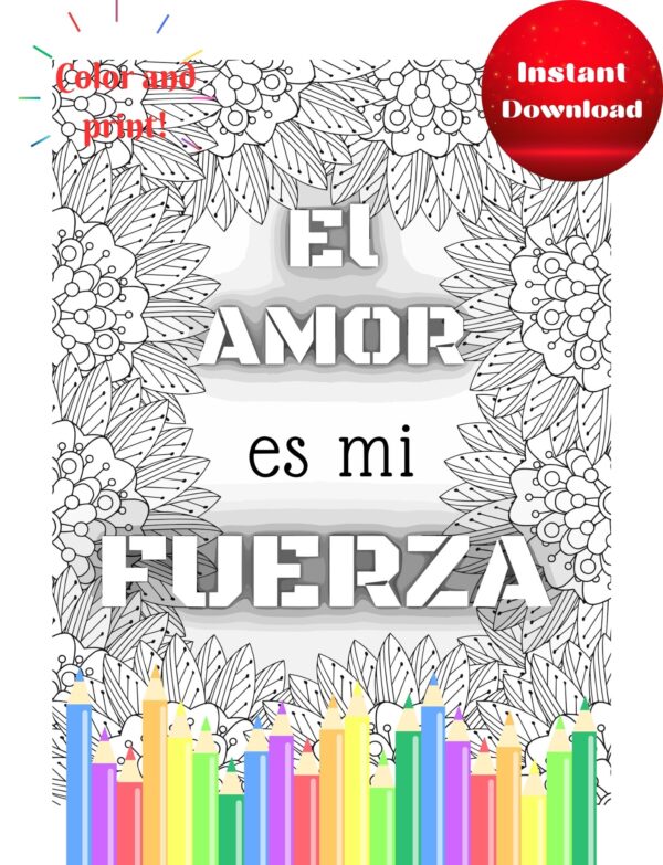 Libro de colorear frases motivadoras