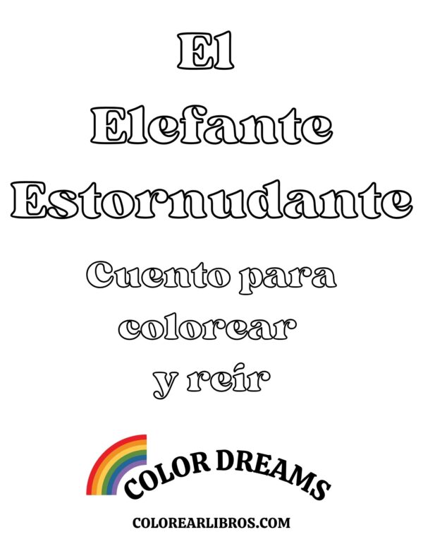 cuento para colorear