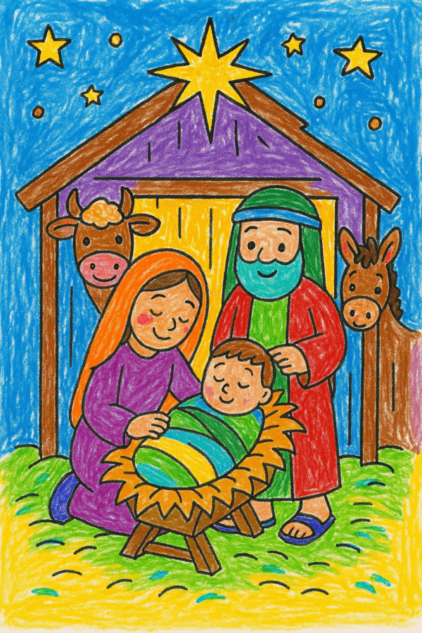 Jesus para colorear